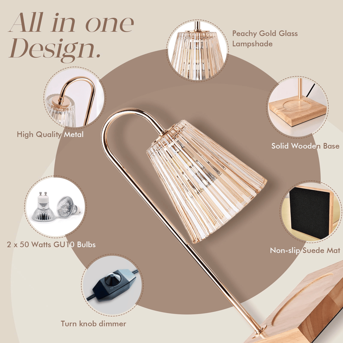 Crystal Bell Candle Warmer Lamp