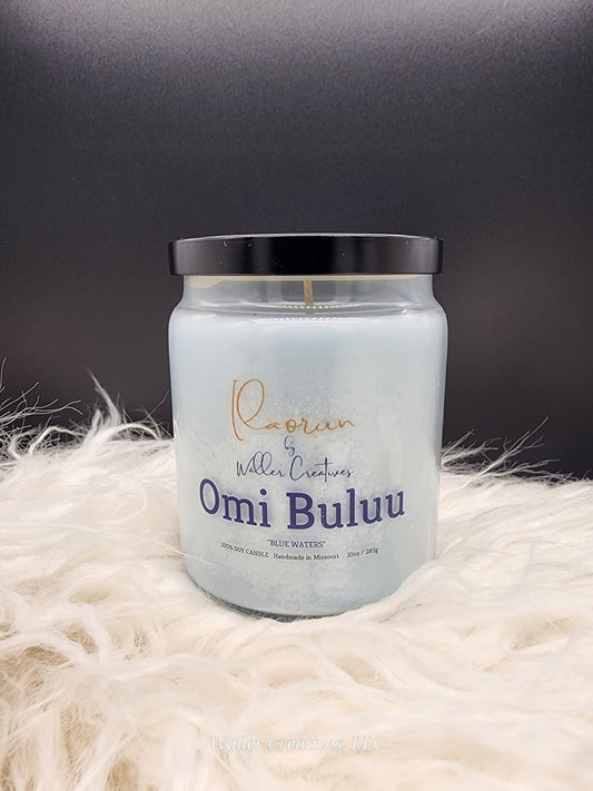 Omi Buluu Soy Wax Candle