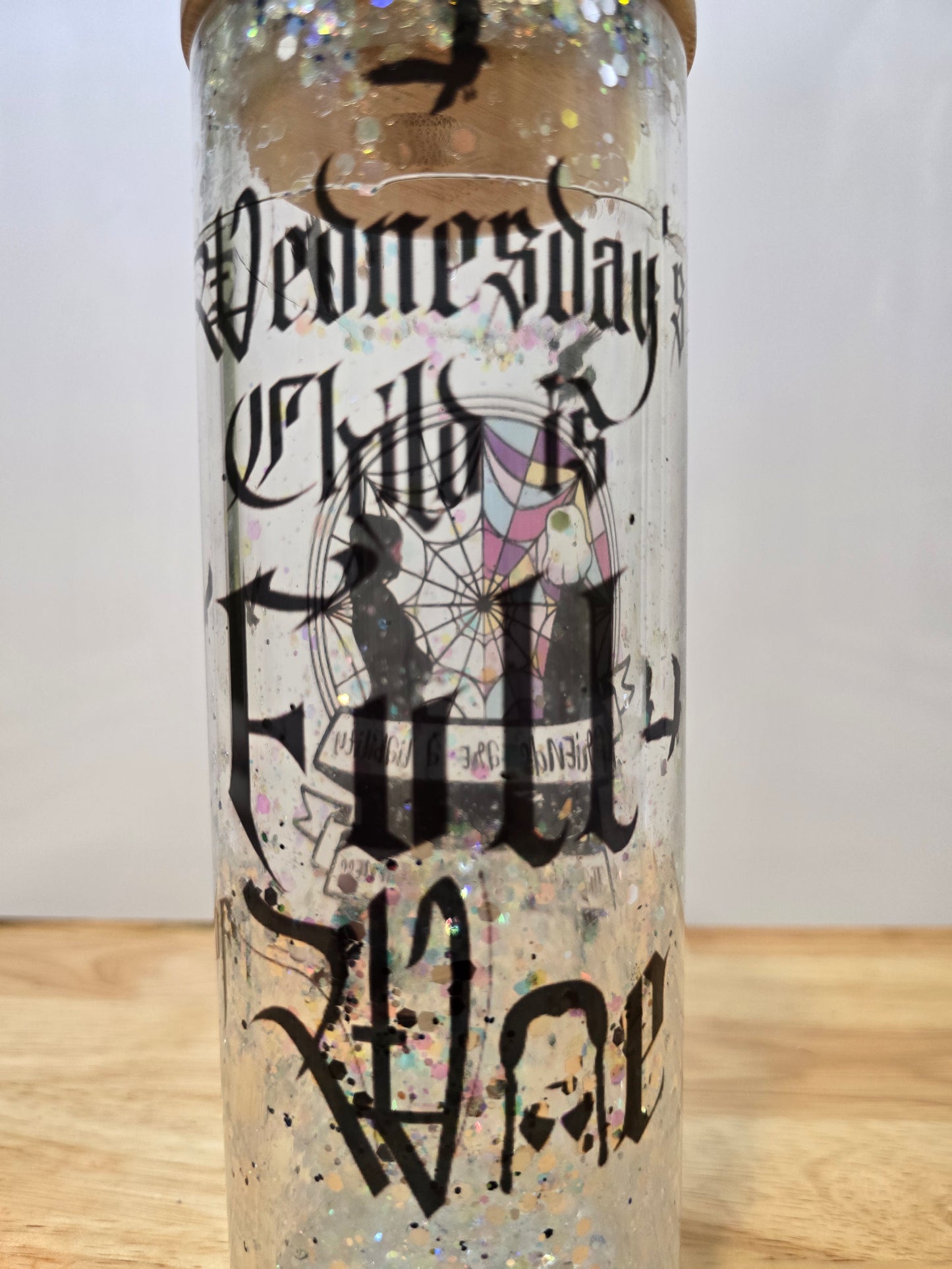 It's Wednesday - Friends are Liabilities Snowglobe Tumbler