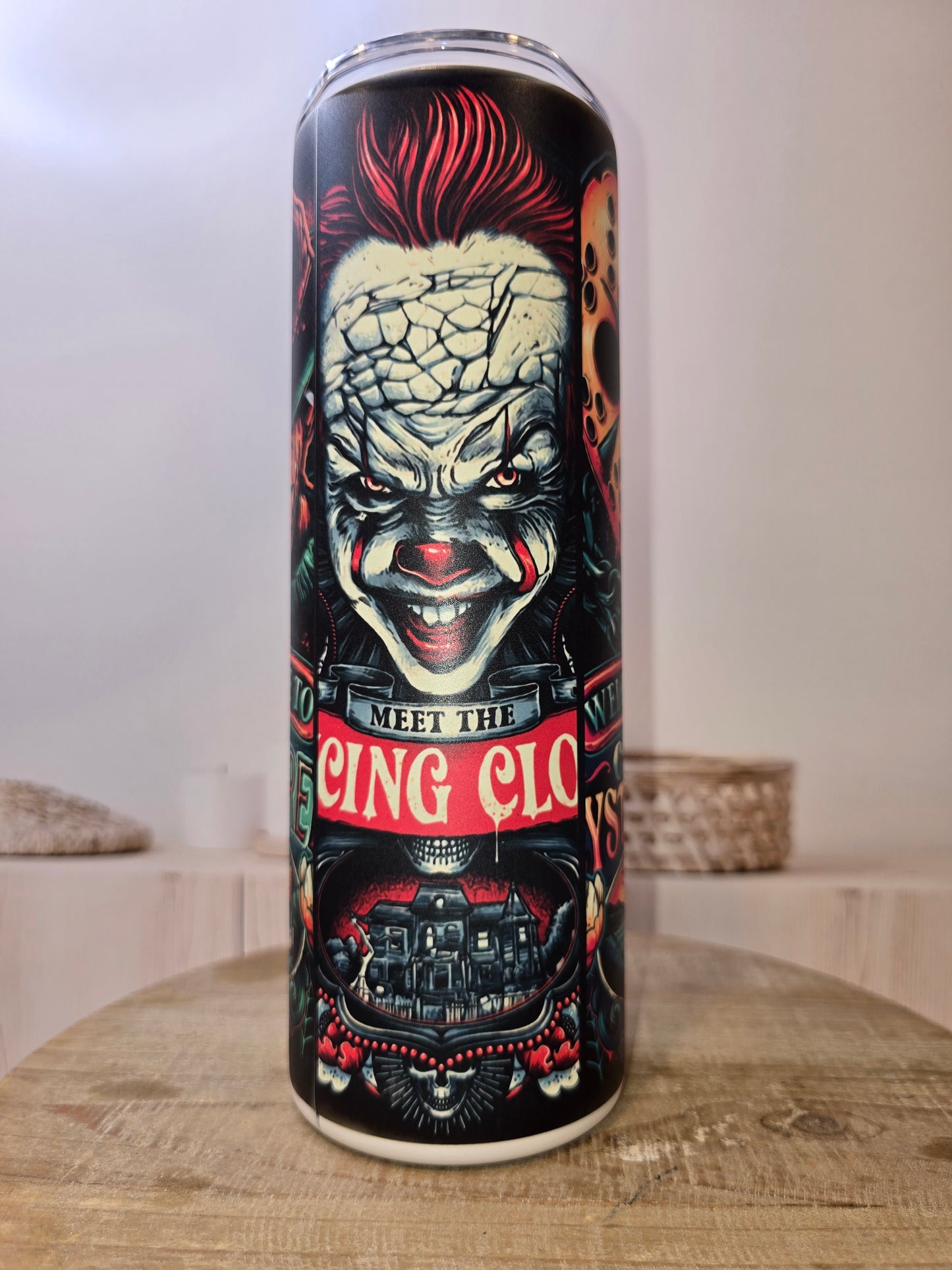 Iconic Horror Villains Tumbler (Glow in the Dark)