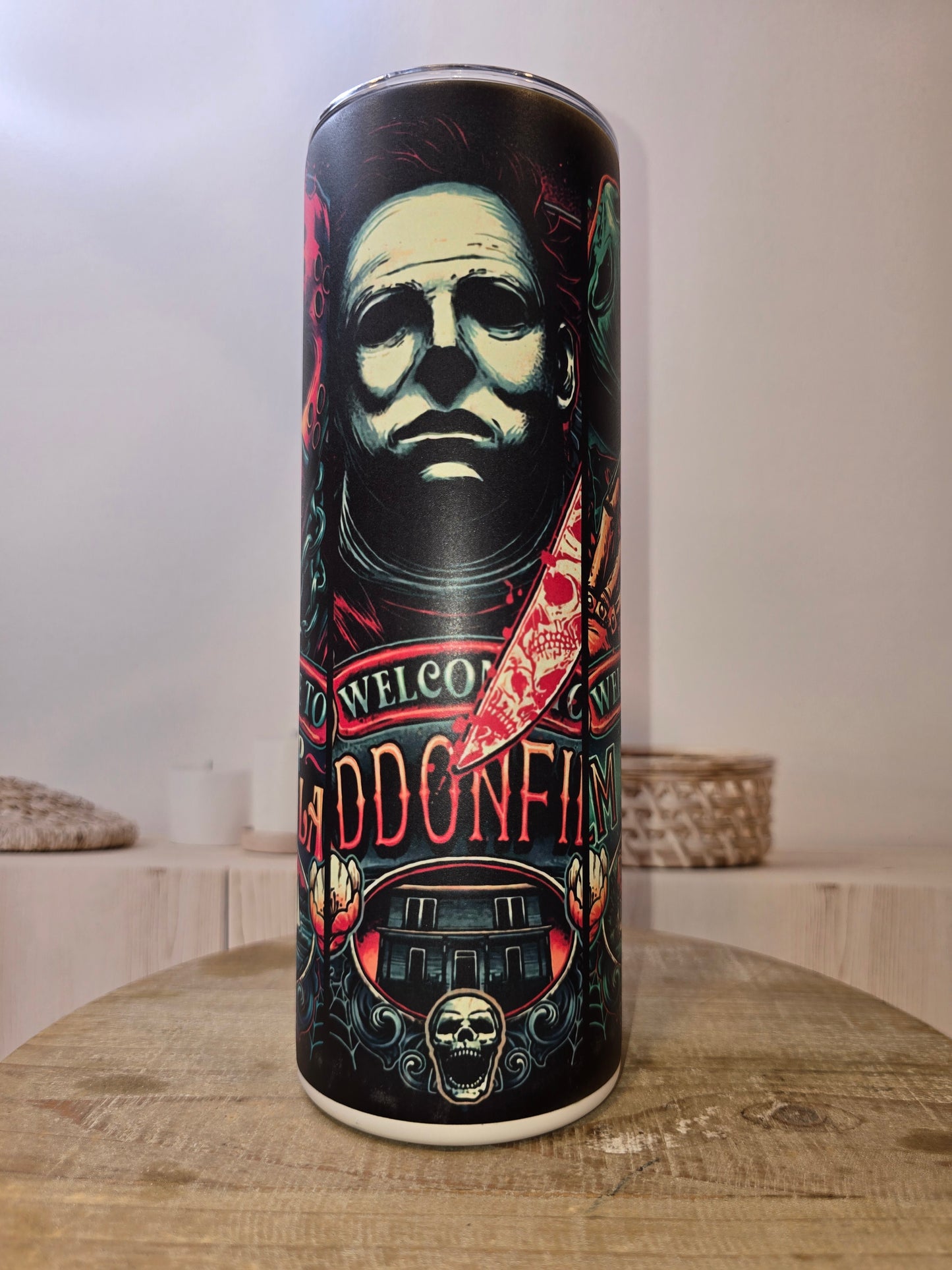 Iconic Horror Villains Tumbler (Glow in the Dark)