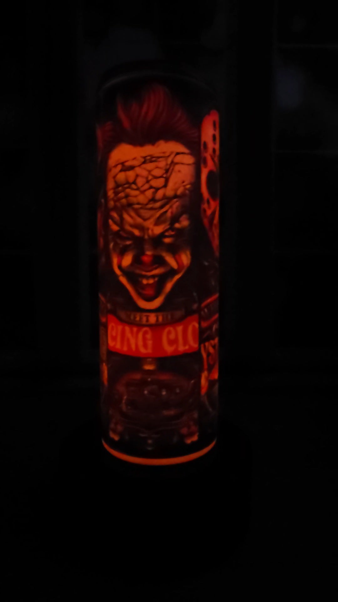 Iconic Horror Villains Tumbler (Glow in the Dark)