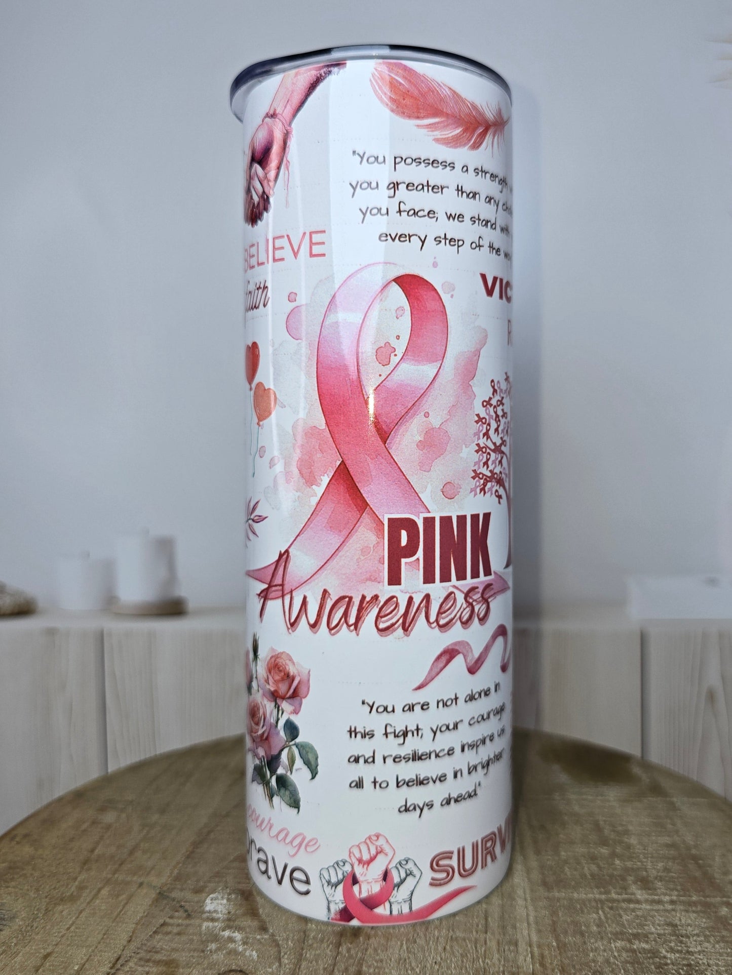 Pink Awareness 20oz