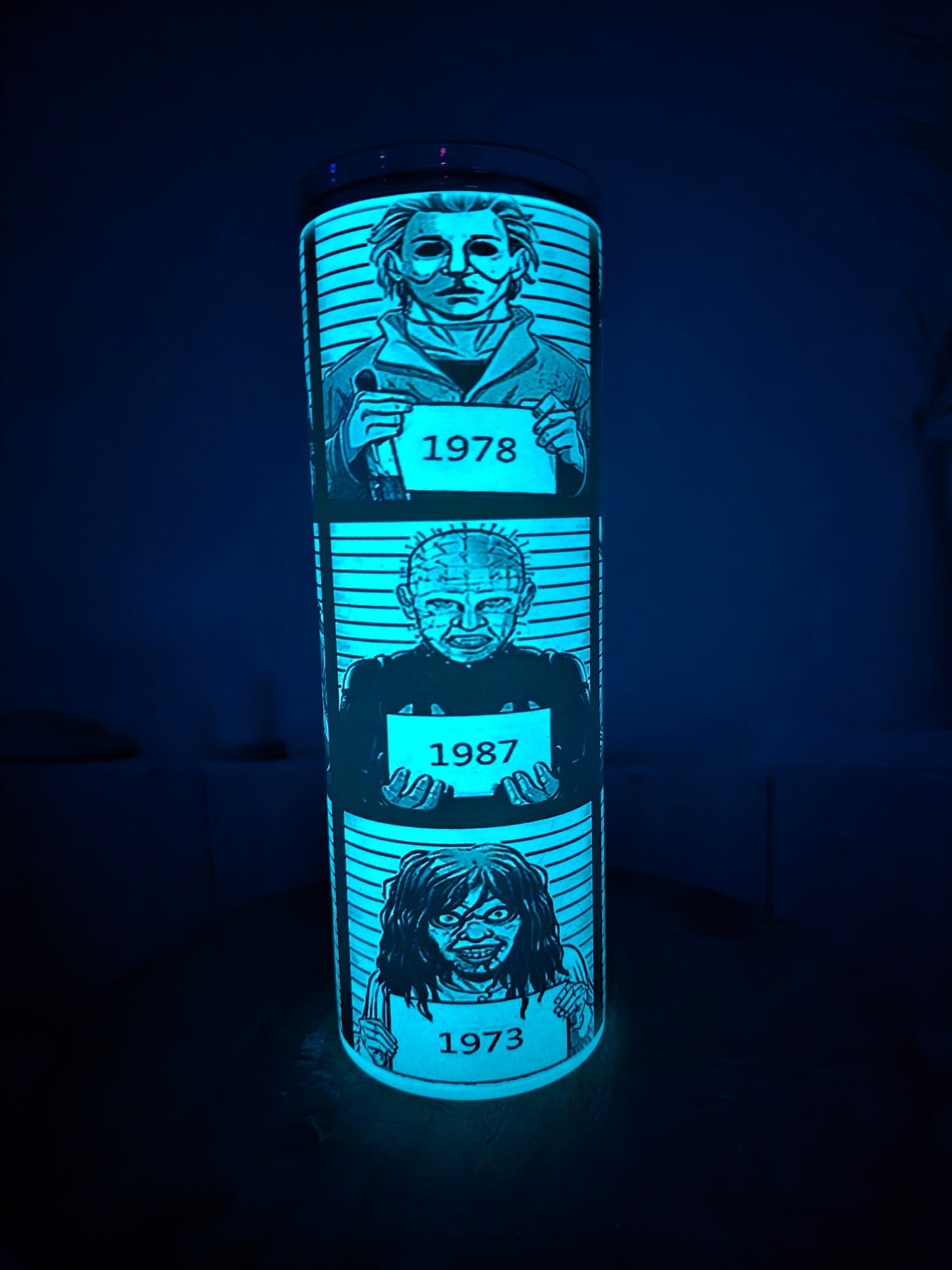 Horror Icon Mugshots (Glow in the Dark)