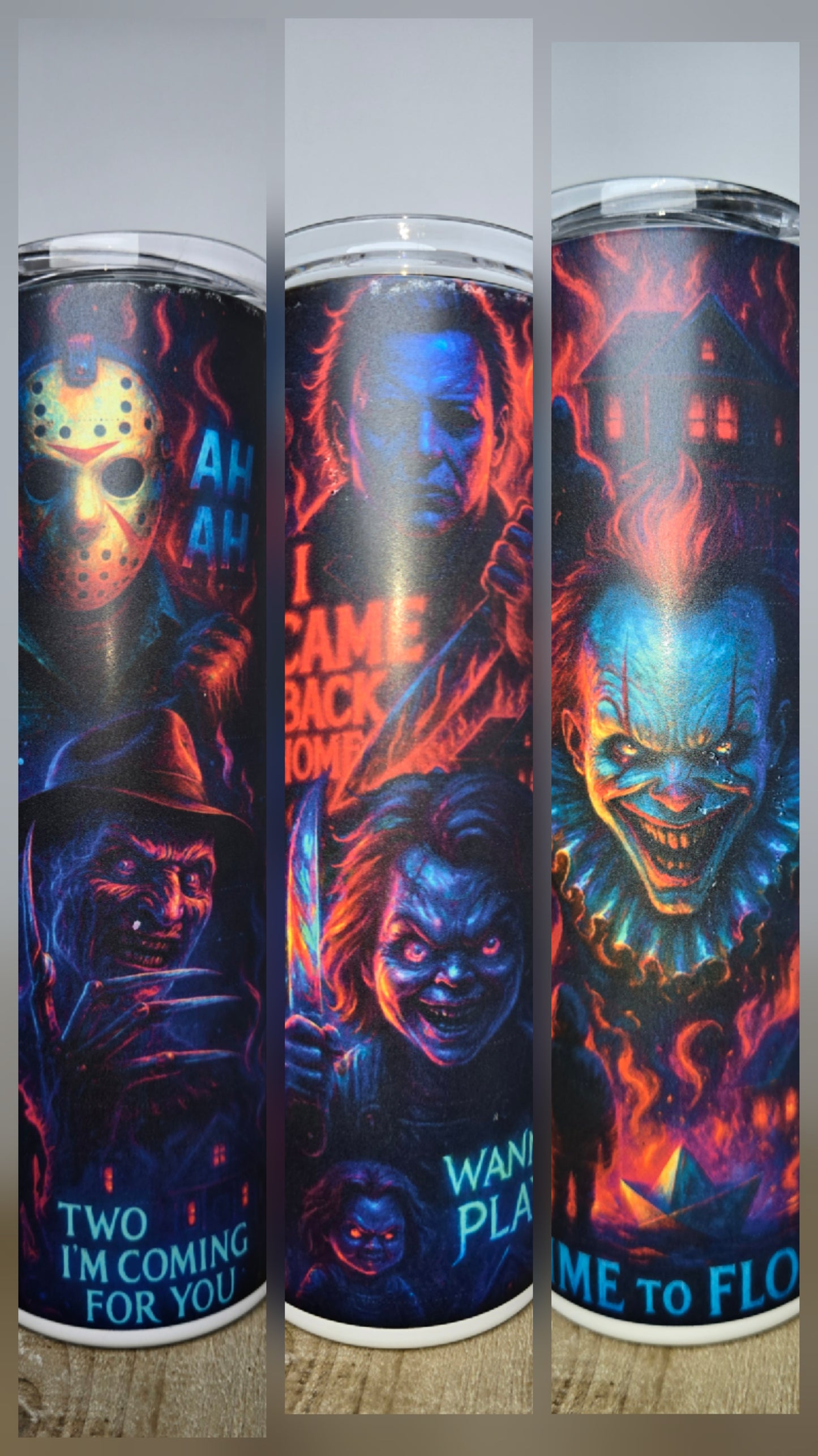 Horror Icon Dark Collage (Glow in the Dark)