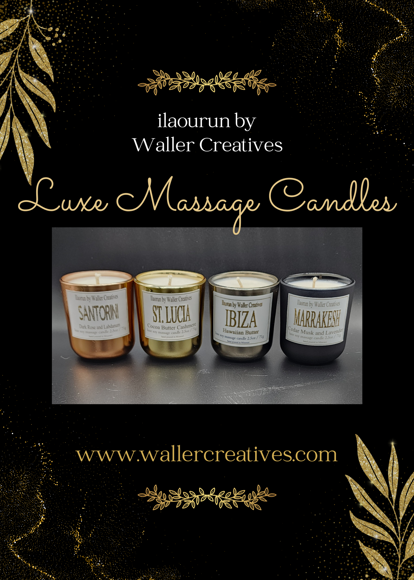 Luxe Soy Massage Candle