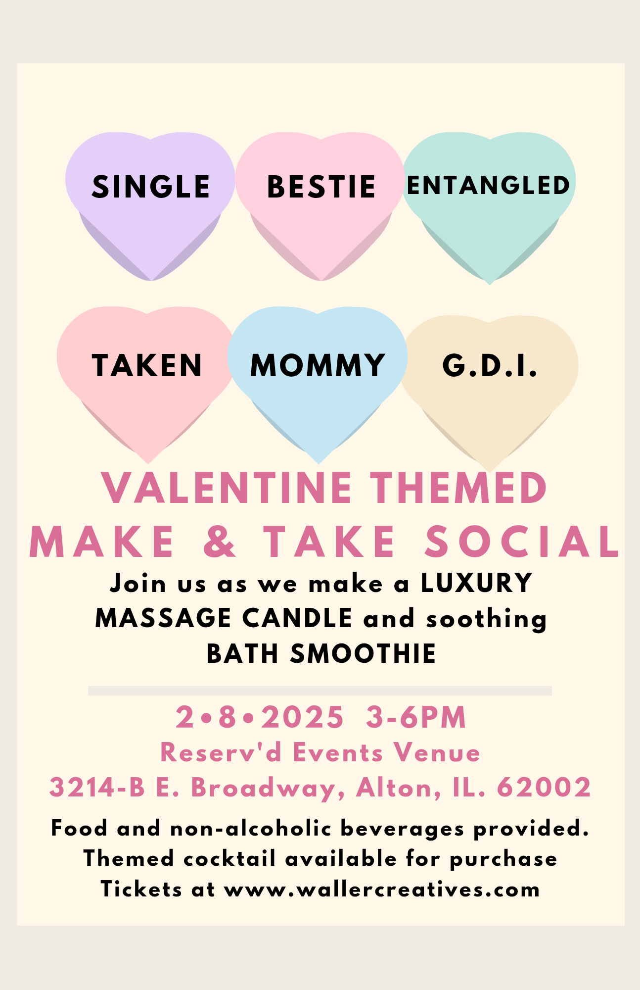 Make & Take Workshop -Valentine's Edition
