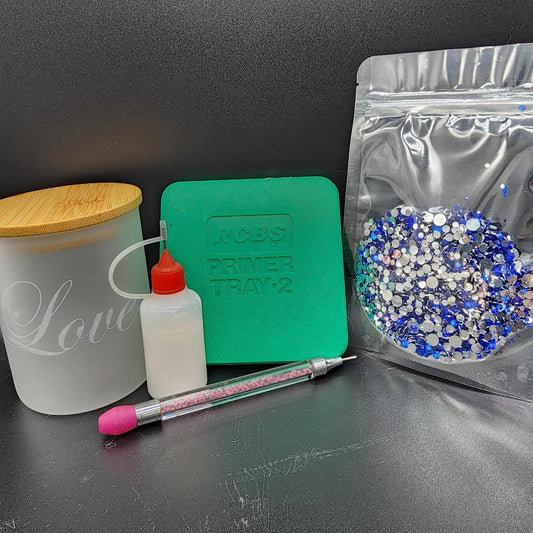 Rhinestone Candle Vessel Class and Kit
